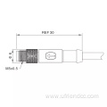 Fine cable electrical waterproof round molded cable